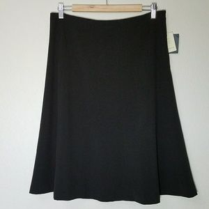 💼 NWT Liz Claiborne Gored A-Line Stretch 8 Skirt